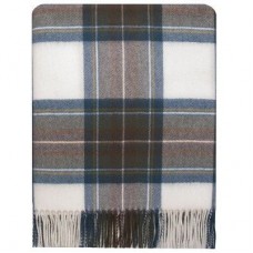 Lambswool Blanket - Stewart Blue Dress Tartan